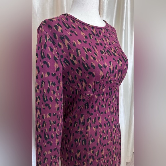 Walter Baker Shaina Dress in Dali Leopard Knit Size Small EUC - Picture 11 of 16